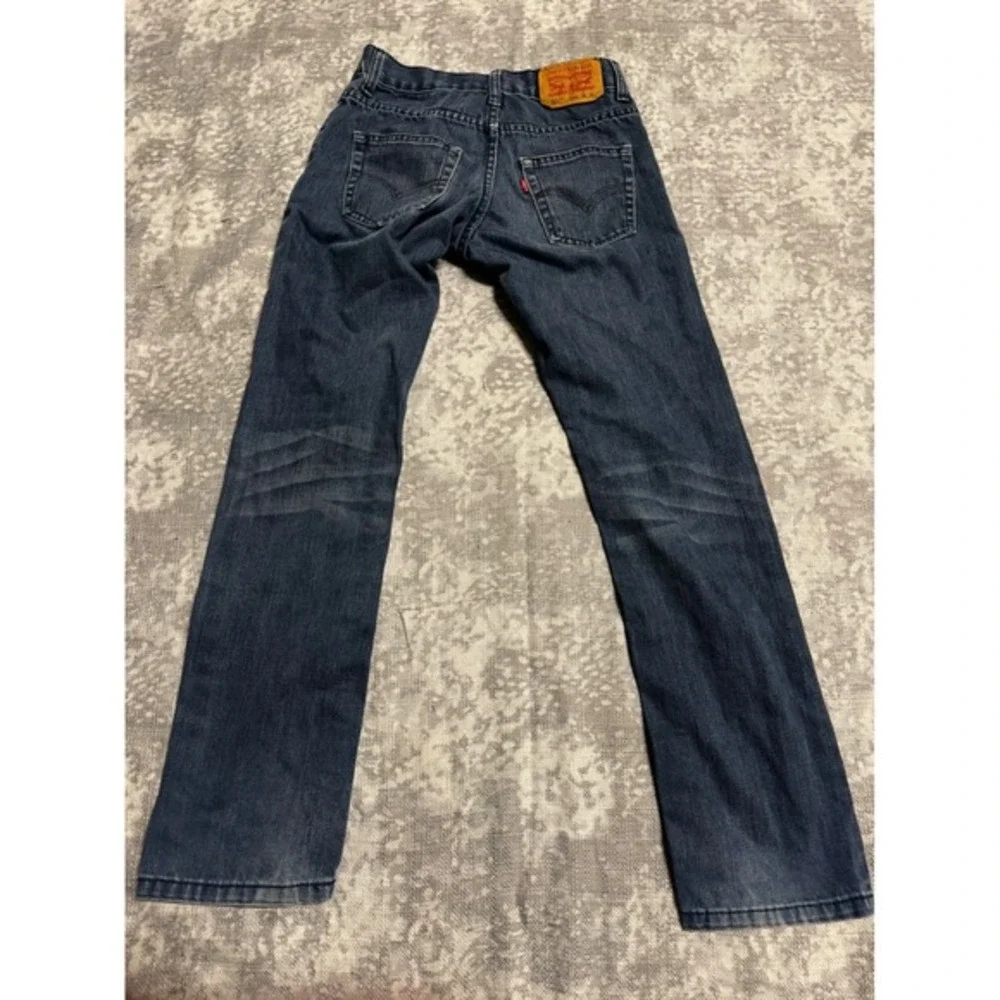 Levi's 511 Slim Fit Dark‎ Wash Jeans Boys Size 10 Reg